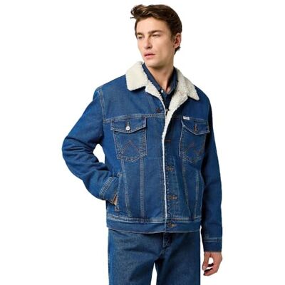 Wrangler Sherpa Classic Jacket Jacka Män, sten, XL Wrangler Sherpa Classic Jacket Jacka Män, sten, XL