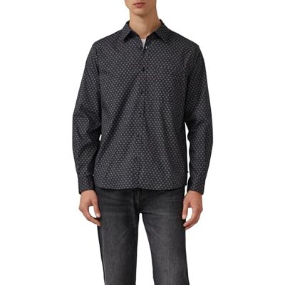s.Oliver skjorta med heltäckande tryck, 99a1, M s.Oliver skjorta med heltäckande tryck, 99a1, M