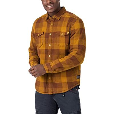 Timezone Overtröja för män, Ochre Check, XXL Timezone Overtröja för män, Ochre Check, XXL