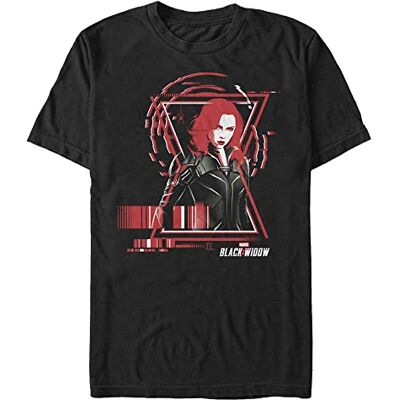 Marvel Unisex svart Widow Widow Barcode Organic kortärmad T-shirt, svart, XL Marvel Unisex svart Widow Widow Barcode Organic kortärmad T-shirt, svart, XL