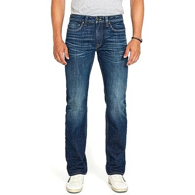 Buffalo David Bitton Avslappnade raka Driven-jeans med stretchtyg, 34W / 32L Buffalo David Bitton Avslappnade raka Driven-jeans med stretchtyg, 34W / 32L