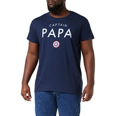 Marvel T-shirt för män, Marinblått Xsp, M Marvel T-shirt för män, Marinblått Xsp, M