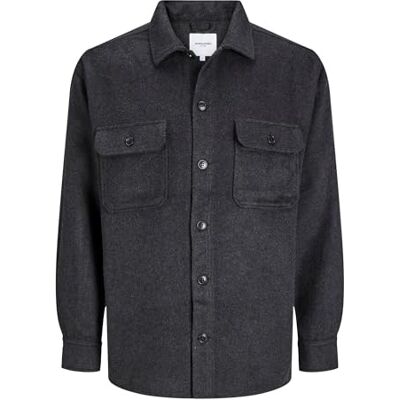 JACK & JONES herr-övertröja löst skuren övertröja, svart, XL JACK & JONES herr-övertröja löst skuren övertröja, svart, XL