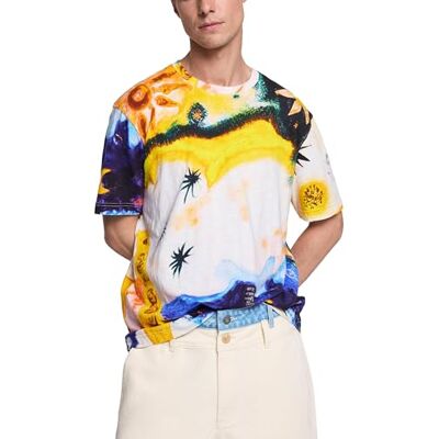 Desigual T-shirt herr blå XL Desigual T-shirt herr blå XL