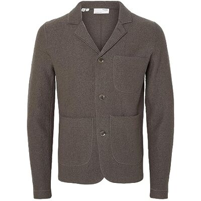 SELECTED HOMME Herr Slhnealy Knit Blazer W Noos kofta, Morel, XL SELECTED HOMME Herr Slhnealy Knit Blazer W Noos kofta, Morel, XL
