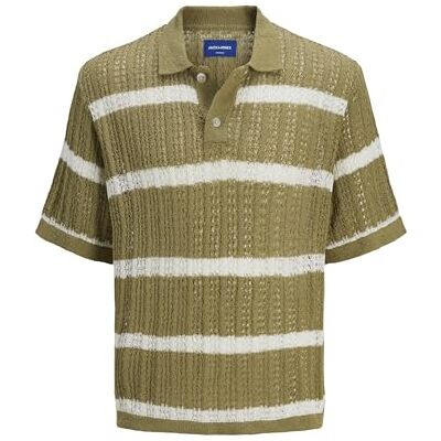 JACK & JONES Jorfinn Knit Ss Polo Sn, Cedar, L JACK & JONES Jorfinn Knit Ss Polo Sn, Cedar, L