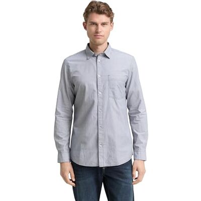 TOM TAILOR herrskjorta, 38977 – Blå rand, 3XL TOM TAILOR herrskjorta, 38977 – Blå rand, 3XL