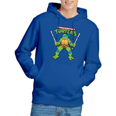 Mutant Tmnt retro leo huvtröja, kungsblå, medium, Kunglig, M Mutant Tmnt retro leo huvtröja, kungsblå, medium, Kunglig, M