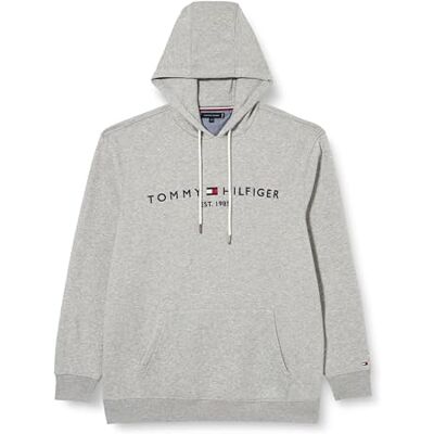 Tommy Hilfiger herrtröja huvtröja, Grå (ljusgrå ljung), XXL Tommy Hilfiger herrtröja huvtröja, Grå (ljusgrå ljung), XXL