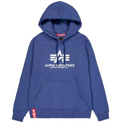 Alpha Industries Basic Hoodie för män, Night Purple, M Alpha Industries Basic Hoodie för män, Night Purple, M