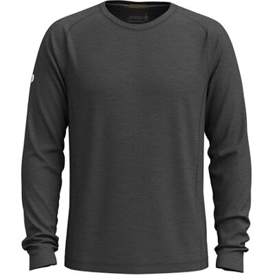 Smartwool Active Ultralite Långärmad T-tröja för män, Charcoal Heather, XL Smartwool Active Ultralite Långärmad T-tröja för män, Charcoal Heather, XL