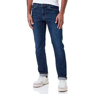GANT Vanliga jeans för män, Dark Blue Worn IN, standard, Mörkblå bärs i, 30W / 34L GANT Vanliga jeans för män, Dark Blue Worn IN, standard, Mörkblå bärs i, 30W / 34L