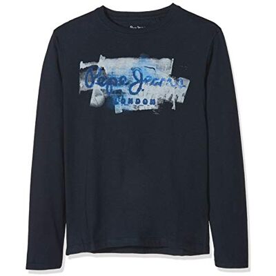 Pepe Jeans Pojkar Golders Jk Ls T-skjorta Pepe Jeans Pojkar Golders Jk Ls T-skjorta