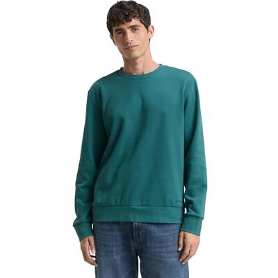 TOM TAILOR 1047826 Träningströja 14171-Jasper Grön, S Herr, 14171 Jasper Green, S TOM TAILOR 1047826 Träningströja 14171-Jasper Grön, S Herr, 14171 Jasper Green, S