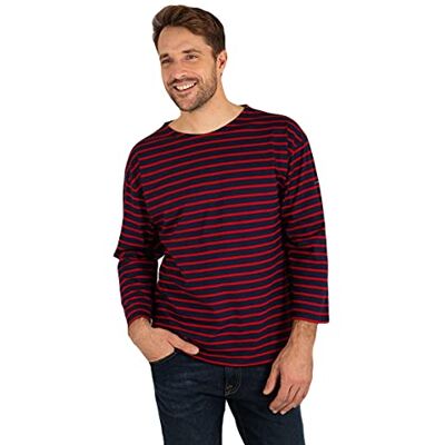 Armor-lux mäns Beg Meil T-shirt, Flerfärgad (Navire/Braise 455), S Armor-lux mäns Beg Meil T-shirt, Flerfärgad (Navire/Braise 455), S