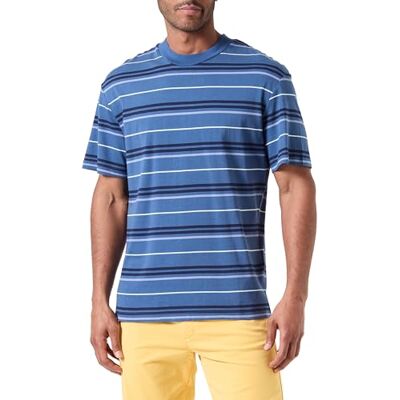 JACK & JONES JACK&JONES JCOLOTUS Stripe Tee SS Crew Neck, Ensign blå/ränder: sten/marin/lugnande, S JACK & JONES JACK&JONES JCOLOTUS Stripe Tee SS Crew Neck, Ensign blå/ränder: sten/marin/lugnande, S