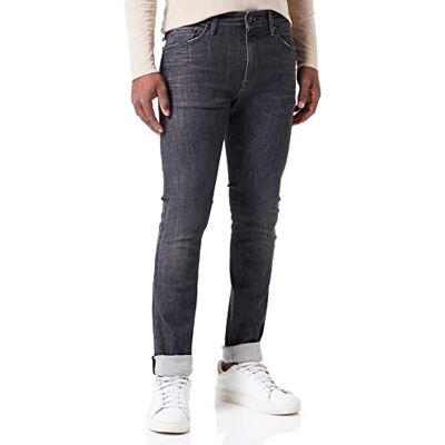Replay Jondrill Aged Jeans för män, 097 Mörk grå, 30W x 32L Replay Jondrill Aged Jeans för män, 097 Mörk grå, 30W x 32L