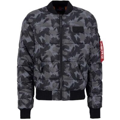 Alpha Industries MA-1 Puffer Bomber Camo Bomberjacka för män Dark Alpha Industries MA-1 Puffer Bomber Camo Bomberjacka för män Dark