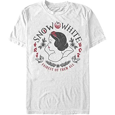 Disney Snövit t-shirt för män, Vit, S Disney Snövit t-shirt för män, Vit, S