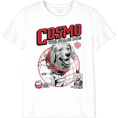 Marvel T-shirt för pojkar, Vitt och blått, 8 �r Marvel T-shirt för pojkar, Vitt och blått, 8 �r