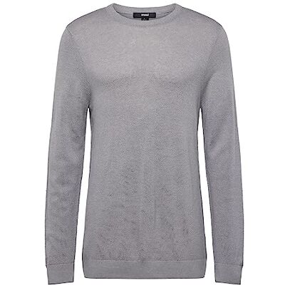 Mavi Crew Neck Tröja för män, GRÅ, S Mavi Crew Neck Tröja för män, GRÅ, S