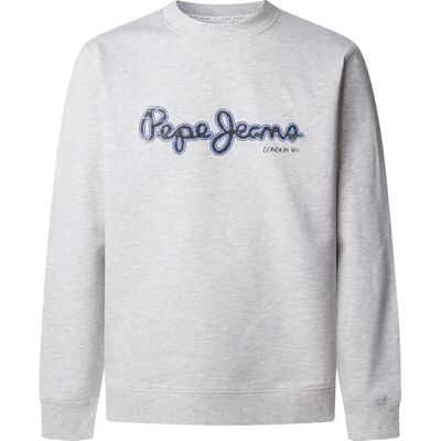 Pepe Jeans herr Dorian Crew sweatshirt, grå (ljusgrå marl), XL, Grå (Ljusgrå Marl), XL Pepe Jeans herr Dorian Crew sweatshirt, grå (ljusgrå marl), XL, Grå (Ljusgrå Marl), XL