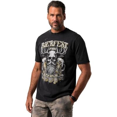 JP 1880 Licensee Name withheld for Privacy Reasons Jp1880 T-Shirt, Tracht, Halbarm, Rundhals, Tryck, Bis 8 XL T-shirt, Svart, 3XL Herr JP 1880 Licensee Name withheld for Privacy Reasons Jp1880 T-Shirt, Tracht, Halbarm, Rundhals, Tryck, Bis 8 XL T-shirt, Svart, 3XL Herr