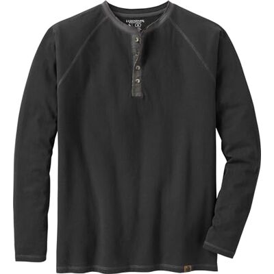 Legendary Whitetails Recluse Henley Långärmad herrtröja, Svart, XL tall Legendary Whitetails Recluse Henley Långärmad herrtröja, Svart, XL tall
