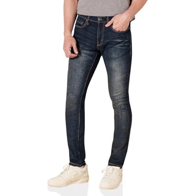 Amazon Essentials Herr Skinny-Fit Stretch Jean, Mörk Tvätt, 42 B x 34 L Amazon Essentials Herr Skinny-Fit Stretch Jean, Mörk Tvätt, 42 B x 34 L