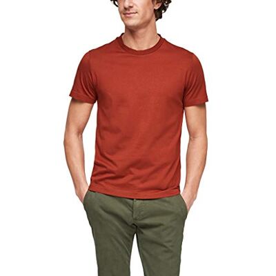 s.Oliver T-shirt för män, Orange (2900), XXL s.Oliver T-shirt för män, Orange (2900), XXL