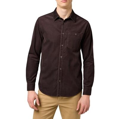 Wrangler 1 PKT Corduroy skjorta, Mole, M Wrangler 1 PKT Corduroy skjorta, Mole, M