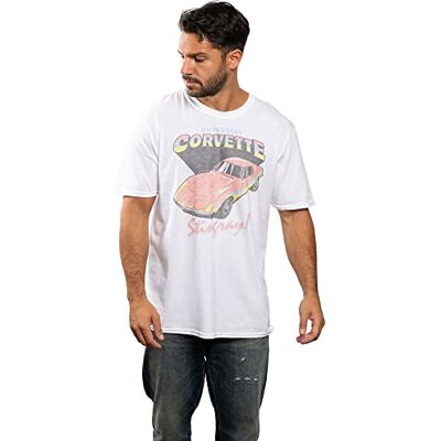 Petrol Heads Herr Stingrocka-t-shirt, vit, liten Petrol Heads Herr Stingrocka-t-shirt, vit, liten