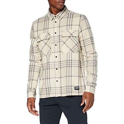 Dr. Denim Mäns Titus skjorta skjorta med Button-Down-krage, Konturkontroll, S Dr. Denim Mäns Titus skjorta skjorta med Button-Down-krage, Konturkontroll, S