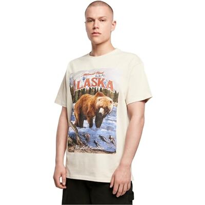 Tee Herrar Alaska vintage oversize t-shirt, sand, M Tee Herrar Alaska vintage oversize t-shirt, sand, M
