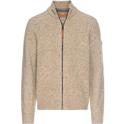 camel active stickad jacka, sand, 3XL camel active stickad jacka, sand, 3XL
