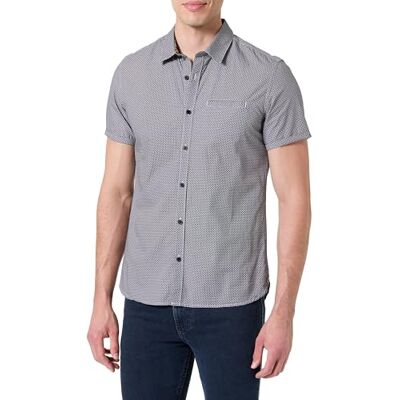 Teddy Smith Herrskjorta Cut MC Natural, Naturliga, S Teddy Smith Herrskjorta Cut MC Natural, Naturliga, S