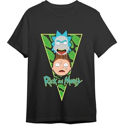 Comic Studio Rick & Morty T-shirt Officiell licensierad artikel, unisex, svart, S, svart, S Comic Studio Rick & Morty T-shirt Officiell licensierad artikel, unisex, svart, S, svart, S