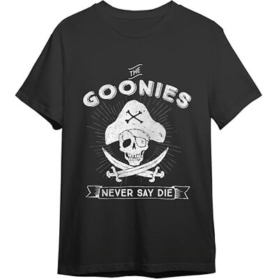 Comic Studio Camiseta Calavera de The Goonies (Skull) XL T-tröja, svart, unisex-vuxen, Svart, XL Comic Studio Camiseta Calavera de The Goonies (Skull) XL T-tröja, svart, unisex-vuxen, Svart, XL