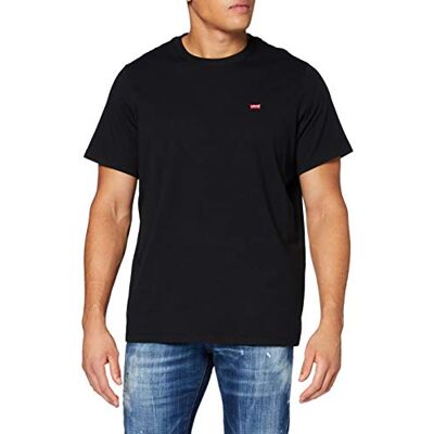 Levi's Big & Tall Original Housemark Tee T-Shirt herr, Mineral Black, 1XL Levi's Big & Tall Original Housemark Tee T-Shirt herr, Mineral Black, 1XL