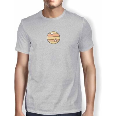 Green Fish , basic herr-t-shirt, 70% bomull, 30% polyester, normal passform, digitalt ikontryck, storlek: S, färg: grå, GRÅ, S Green Fish , basic herr-t-shirt, 70% bomull, 30% polyester, normal passform, digitalt ikontryck, storlek: S, färg: grå, GRÅ, S