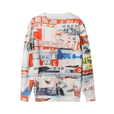 Desigual JERS_Albin, 1000 Blanco, L, Vit, L Desigual JERS_Albin, 1000 Blanco, L, Vit, L