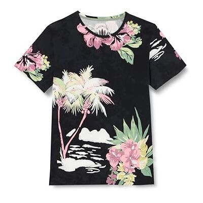 KEY LARGO KEYLARGO Män T-shirts MT Glory Round, Svart (1100), M KEY LARGO KEYLARGO Män T-shirts MT Glory Round, Svart (1100), M