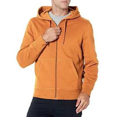 Amazon Essentials Men's Fleecetröja med hel dragkedja (finns i Big & Tall), Muskotnöt, XXL Amazon Essentials Men's Fleecetröja med hel dragkedja (finns i Big & Tall), Muskotnöt, XXL