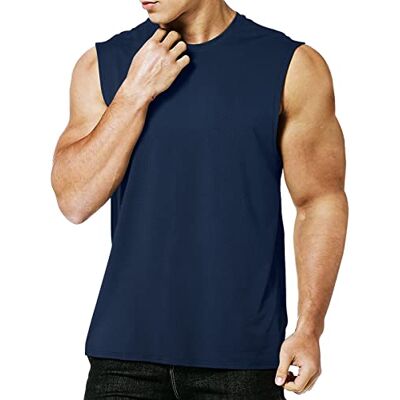 MEETYOO Tank Top Herr, Arm Shirts Sport Ärmlös skjorta Undertröja Fitness Ärmlös T-shirt för löpning Jogging Gym MEETYOO Tank Top Herr, Arm Shirts Sport Ärmlös skjorta Undertröja Fitness Ärmlös T-shirt för löpning Jogging Gym