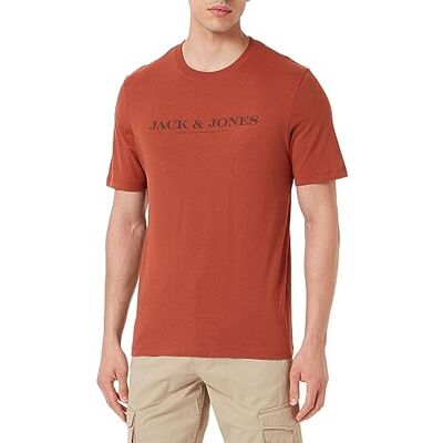 JACK & JONES Bestseller A/S Herr Jprblacarter Ss Tee Crew Neck FST T-shirt, Sequoia, L JACK & JONES Bestseller A/S Herr Jprblacarter Ss Tee Crew Neck FST T-shirt, Sequoia, L