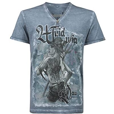 Stockerpoint Herr Rebel Soul T-shirt, Rökig blå, S Stockerpoint Herr Rebel Soul T-shirt, Rökig blå, S