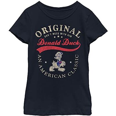 Disney Musse Classic-The One and Only Donald Short Sleeve, T-shirts för kvinnor, Marinblå, 128 Disney Musse Classic-The One and Only Donald Short Sleeve, T-shirts för kvinnor, Marinblå, 128