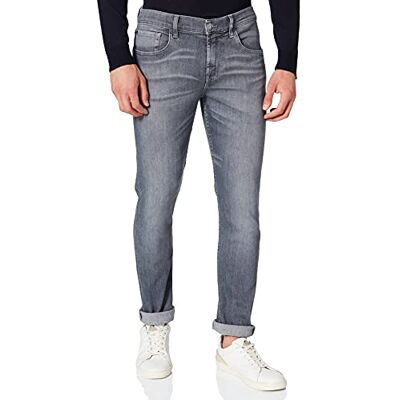 7 For All Mankind Herr slimmy tapered stretch Tek vandringsförlust jeans, GRÅ, 28W x 30L 7 For All Mankind Herr slimmy tapered stretch Tek vandringsförlust jeans, GRÅ, 28W x 30L