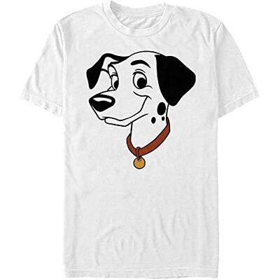 Disney Classics Unisex 101 Dalmatians-Pongo Big Face Organic Short Sleeve t-shirt, vit, S, Vit, S Disney Classics Unisex 101 Dalmatians-Pongo Big Face Organic Short Sleeve t-shirt, vit, S, Vit, S