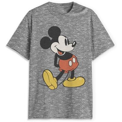 Disney herr jätte Musse Pigg grå grafisk t-shirt Disney herr jätte Musse Pigg grå grafisk t-shirt